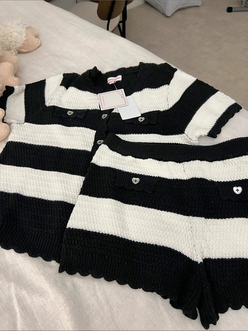 Design History Girls Striped Sweater Size XL NWT